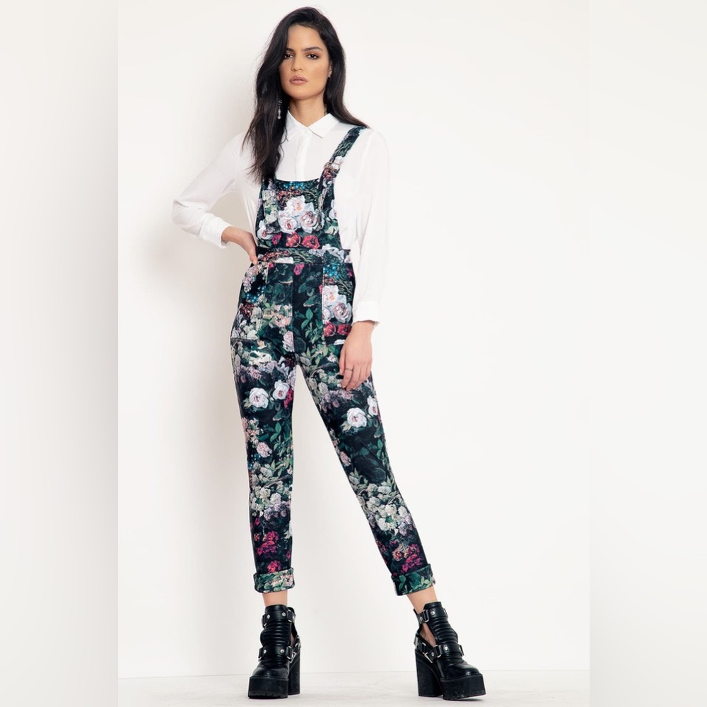 NWOT BlackMilk Take My Monet Overalls XS